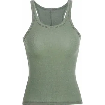 Best Fashion Dámské žebrované letní tílko bez rukávů Velikost: L, Barva (Varianta): Zelená