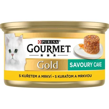 Gourmet Gold Savoury Cake konzerva pro kočky kuře