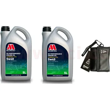 Motorový olej MILLERS OILS EE Performance 5w40 (sada 5 l + 5 l + peněženka)