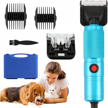 Kosmetika pro psa Strojek na stříhání psů, koček a zvířat 280W, 2000-6000 ot./min, tichý <50dB