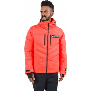 Lyžařská bunda Rossignol pánská Hero Blackside puffy JKT červená - XXL