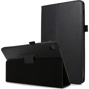 Příslušenství pro tablet HUAWEI MEDIAPAD T5 10 - kožené pouzdro kryt obal se stojánkem - černé