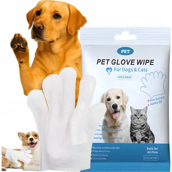 Čisticí rukavice pro psy a kočky s balzámem