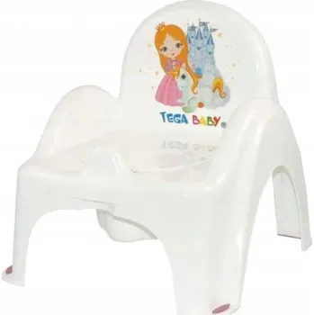 Nočník Tega Baby Nočník Židlička Princezna Bílá