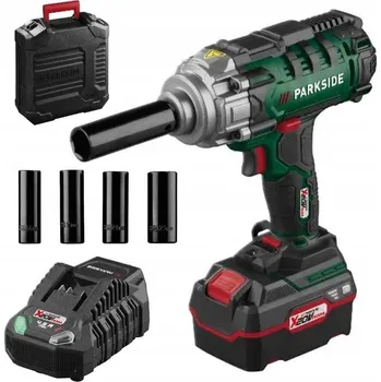 Aku rázový utahovák PASSK 20-Li C4 + AKU 4 Ah + nabíječka - NEJNOVĚJŠÍ