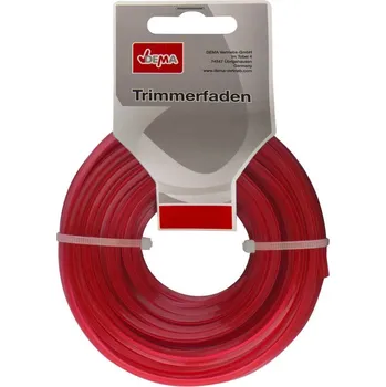 Příslušenství k zahradní technice DEMA Vyžínací struna 3,00 mm x 15 m, hvězda