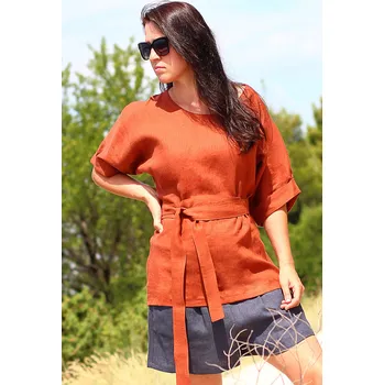 Dámská halenka Lotika 100% lněná halenka Lotika Premium quality 801671