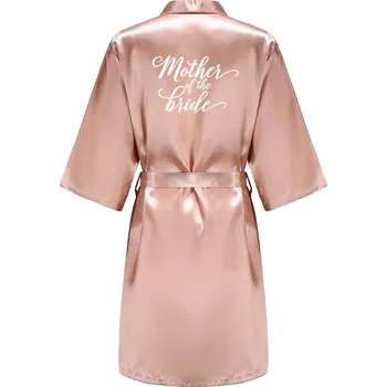 Dámský župan Best Fashion Saténový dámský župan pro svatební přípravy Velikost: L, Barva (Varianta): As the photo show 4