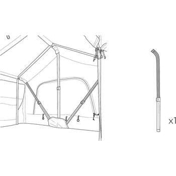 Příslušenství ke střešnímu nosiči Thule Inner Side Pole TH1500054628