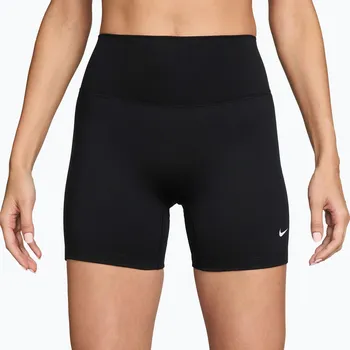 Dámské oblečení Dámské šortky Nike One High-Waisted Biker 5" black/white