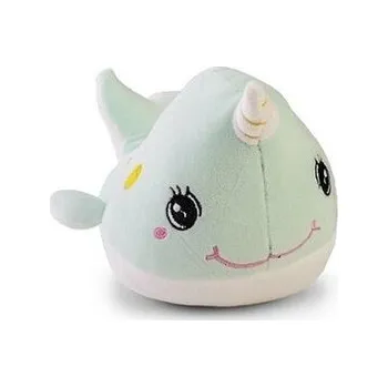 plyšák Narwal miętowy spandex 25cm