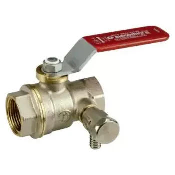 Giacomini Kulový kohout s vypouštěním DN15 - 1/2", vnitřní/vnitřní