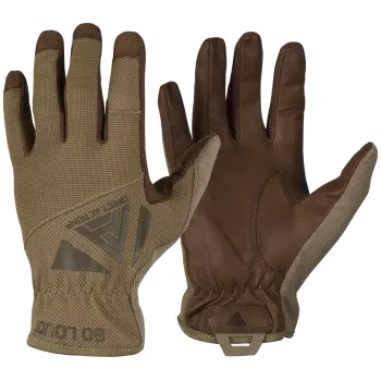 Rukavice Light Gloves Leather, Direct Action, Coyote Brown, L