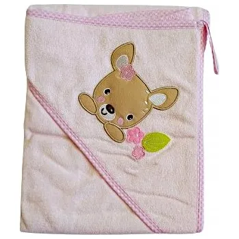 Prostěradlo Eevi Osuška s kapucí SARNA 80x80 cm