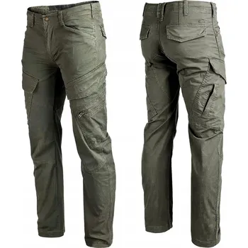 Pánské kalhoty Pánské kalhoty kapsáče BRANDIT Adven Slim Fit vojenské Olive XL