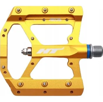 Pedál na kolo Platformové pedály HT HT-AE05 (EVO+) zlaté
