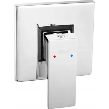 Vodovodní baterie Podomítková vanová a sprchová baterie Ferro Zicco, stříbrná