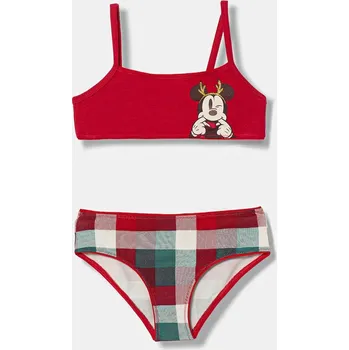 Dětská podprsenka a kalhotky United Colors of Benetton 3MC10K030.G.Seasonal červená 33X, vel. 122