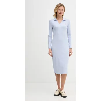 Dámské šaty Šaty Calvin Klein Jeans LV047E202G modrá 05X, vel. M