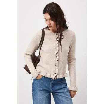 Dámský svetr Kardigan s vlnou Medicine RW25-SWD503 béžová 02M, vel. XL