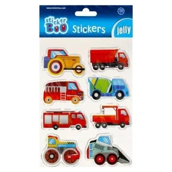 samolepka Sticker Boo Samolepky Autíčka