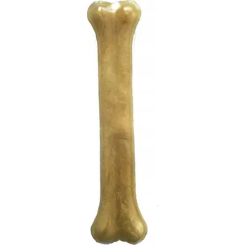Pamlsek pro psa LISovaná kost z hovězí kůže 30 cm 3 ks HAPPET