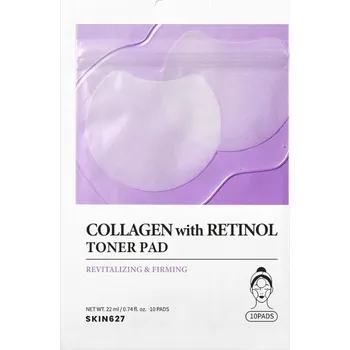SKIN627 Collagen with Retinol Toner Pad - Tonizující tamponky s kolagenem a retinolem | 10ks