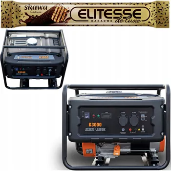 Elektrocentrála Přenosná elektrocentrála jednofázová Kingway 3000 W benzínová