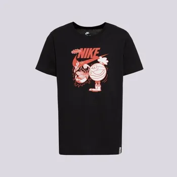 Chlapecké tričko Nike Tričko Tee Sole Food Boy Černá 147-158