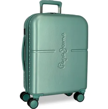 Cestovní taška PEPE JEANS Highlight Verde, ABS Cestovní kufr, 55x40x20cm, 37L, 768862B (small exp.)
