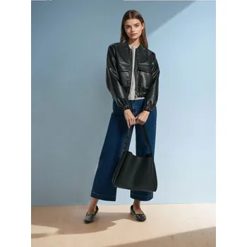 Sinsay - Kabelka přes rameno z imitace kůže - černá - 657EK-99X - 657EK-99X-ONE