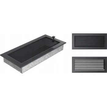 Větrací mřížka Mřížka malovaná Kratki šedá