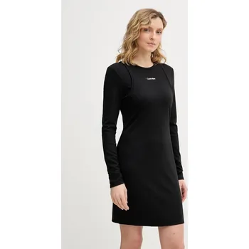 Dámské šaty Šaty Calvin Klein Jeans LV047E219G černá 99X, vel. M