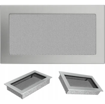 Větrací mřížka Potažená výstupní mřížka Šedé Kratki