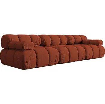 Pohovka Micadoni Terakotově oranžová trojmístná pohovka Bellis 282 cm