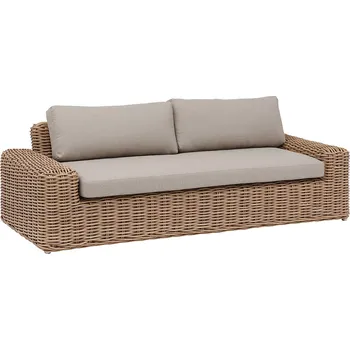 Zahradní nábytek DEOKORK Ratanová 3-místná lavice MALAGA