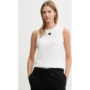 Bavlněný top Pinko 105741.A326 bílá 00X, vel. S