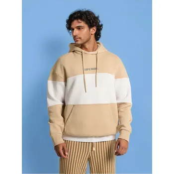Pánská móda Sinsay - Mikina s&nbsp;barevnými díly - béžová - 6063A-08X - 6063A-08X-M