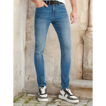 Pánská móda Sinsay - Džíny skinny - modrá - 1575O-50J - 1575O-50J-28-6