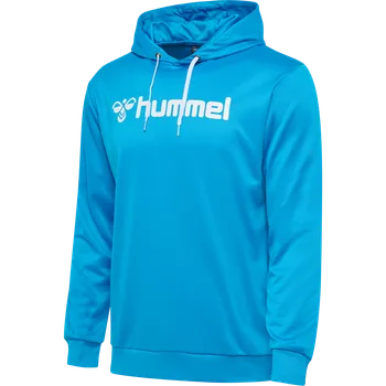Pánská móda Mikina s kapucí Hummel hmlLOGO HOODIE 226165-7428 Velikost 2XL