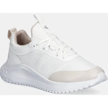 Dámské tenisky Tenisky Calvin Klein EVA RUNNER LACEUP SOCK MAT MIX YW0YW02064 bílá 00X, EUR 37