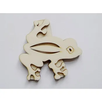 Razítko z překližky - žába - 7 cm