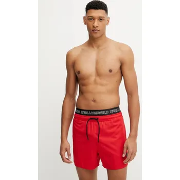 Dámské oblečení Plavkové šortky Karl Lagerfeld A1M46058 červená 33X, vel. L