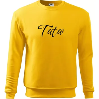 Pánská mikina Psací Táta šestá mocnina - šest dětí - Mikina Essential pánská - M ( Žlutá )