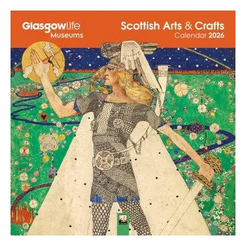 Kalendář Glasgow Museums: Scottish Arts & Crafts Wall Calendar 2026 (Art Calendar) (Kalendář)