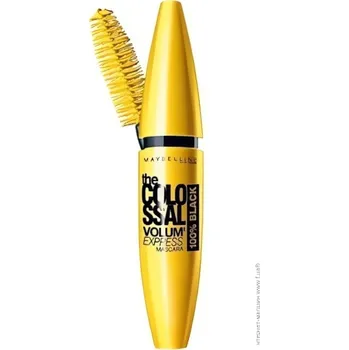 Objemová řasenka Colossal Volume Express Maybelline / Odstín: 100% Black - 10,7 ml + záruka na vrácení do 100 dnů