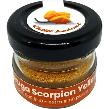 Koření chilli-semena Moruga Scorpion Yellow chilli prášek