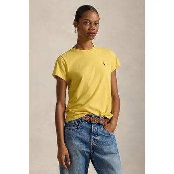 Oblečení a móda Bavlněné tričko Polo Ralph Lauren 211B14605 žlutá 17X, vel. XL
