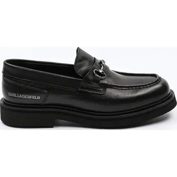 Dámská obuv Kožené mokasíny Karl Lagerfeld KINGSTON KL12215.000 černá 99X, EUR 42