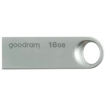 USB flash disk GOODRAM USB flash disk UNO3 16GB USB 3.2 Gen1 stříbrný kovový